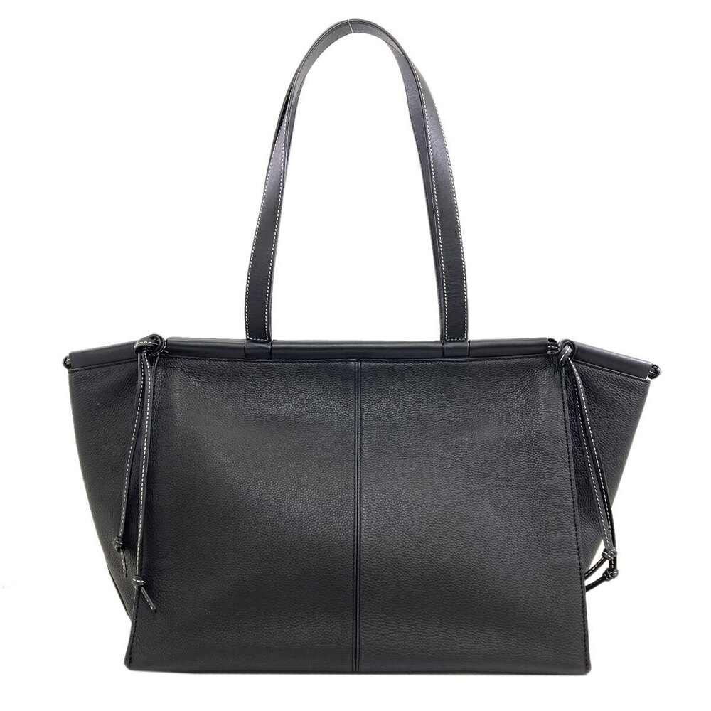 Loewe Calfskin Bag Tote Cushion Black